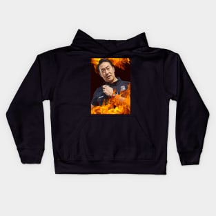 911 - Howie ‘Chimney’ Han - Flames Kids Hoodie